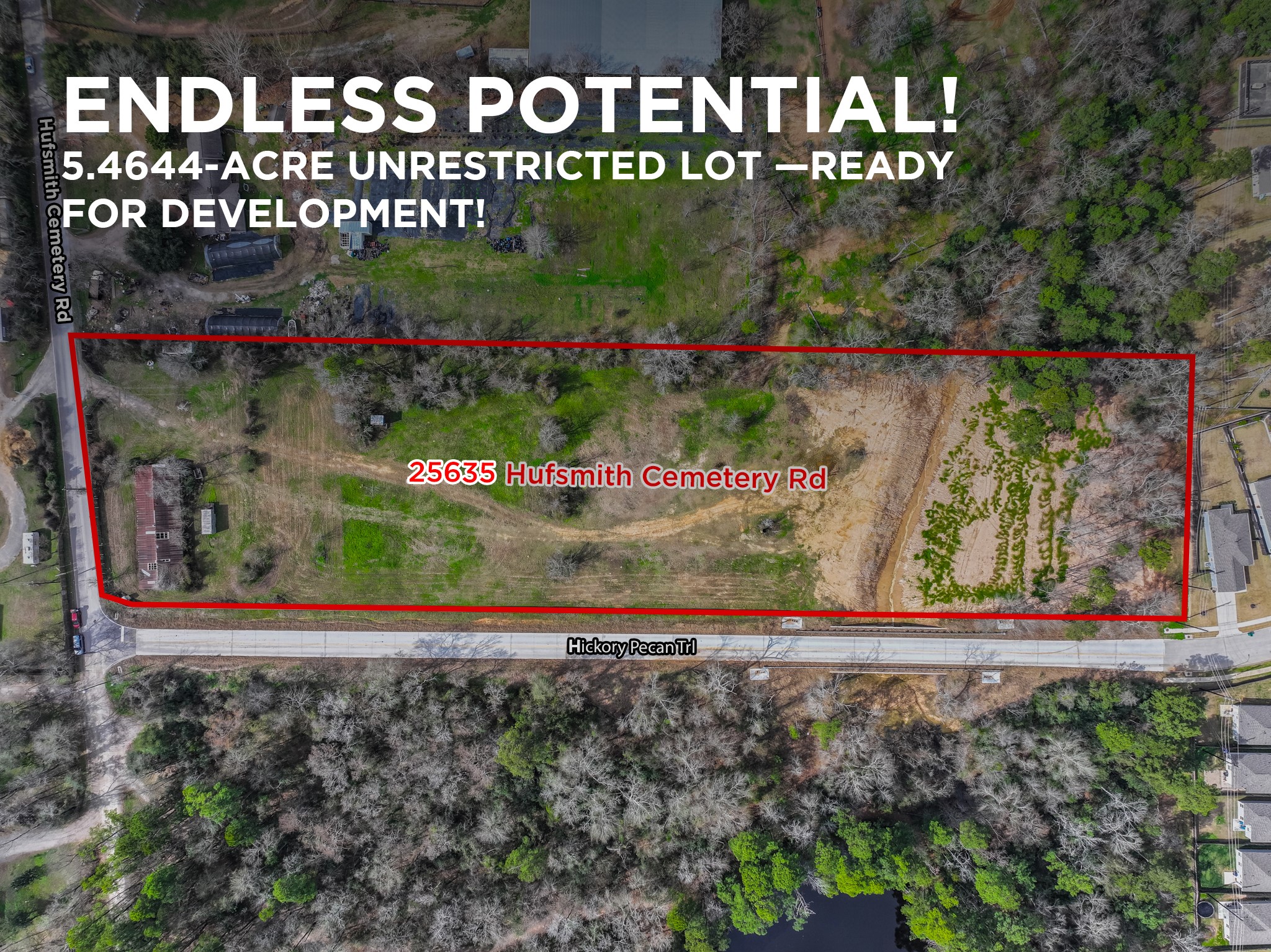 25503 Hufsmith Cemetery Road Tomball, TX 77375 - Photo 3 of 24 a view of sign board