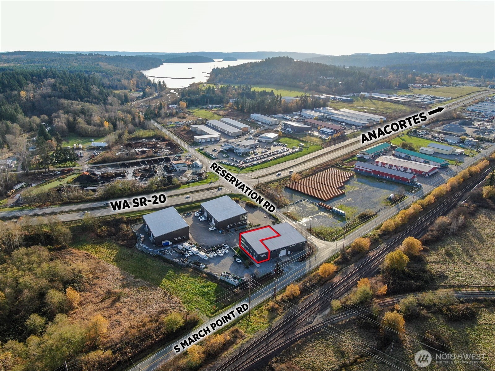 12375 Reservation Road Anacortes, WA 98221 - Photo 4 of 40 an aerial view of residential houses with outdoor space