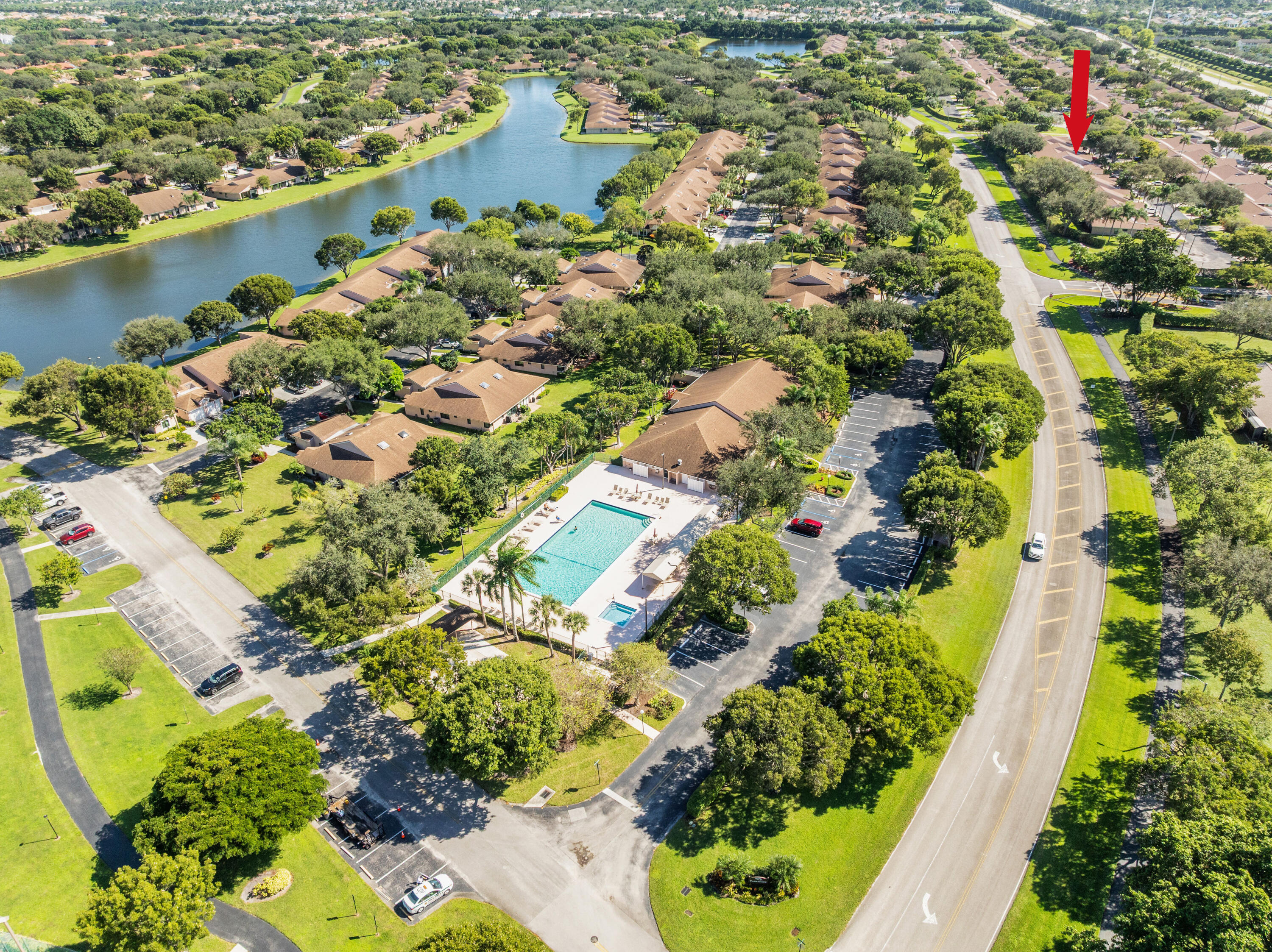 8273 Springtree Road Boca Raton, FL 33496 - Photo 29 of 36 an aerial view of residential houses with outdoor space
