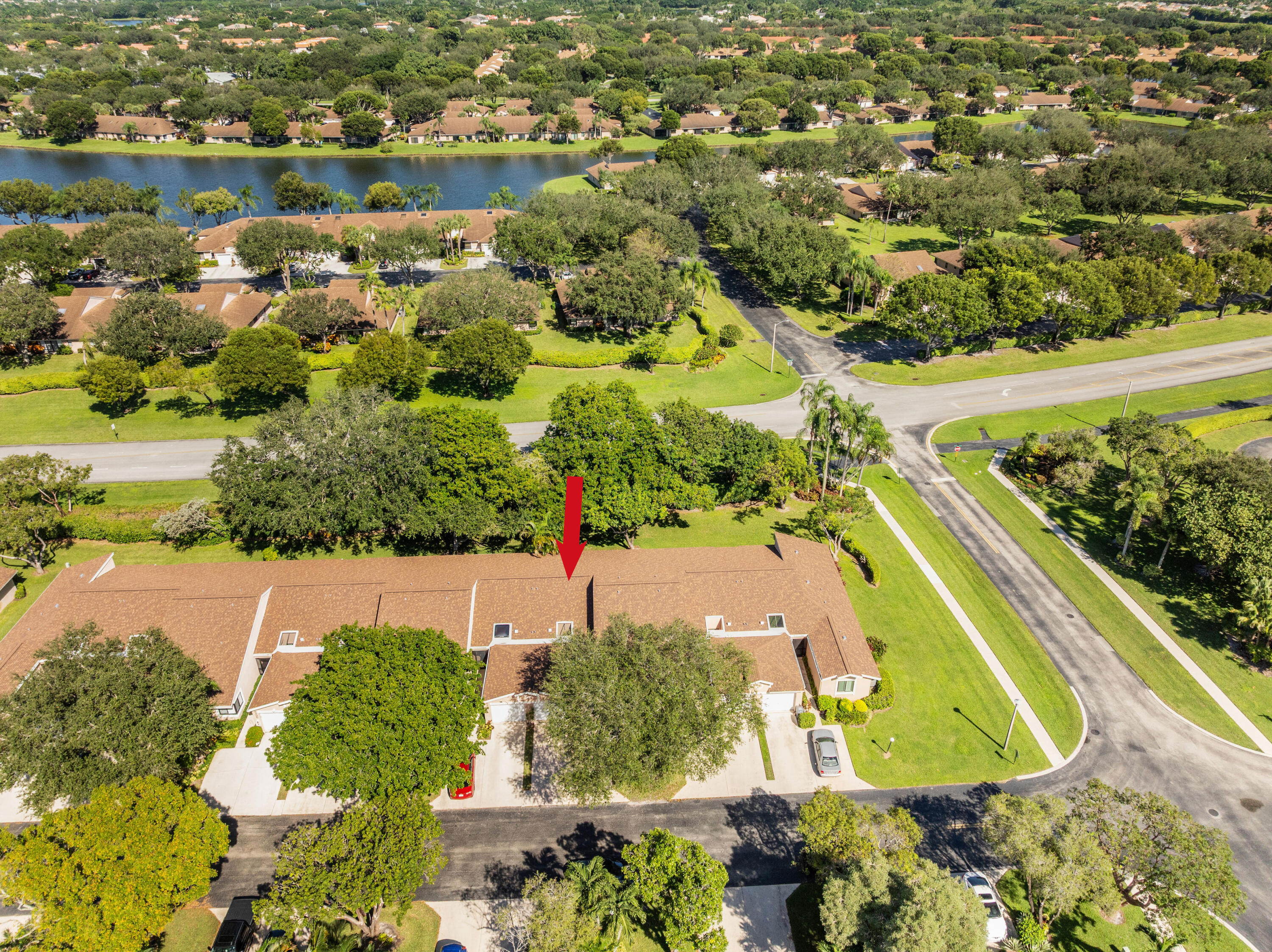 8273 Springtree Road Boca Raton, FL 33496 - Photo 4 of 36 an aerial view of a residential houses with outdoor space and swimming pool