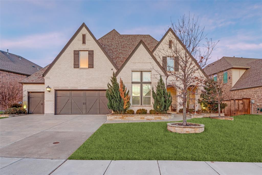 3222 Prancer Way Celina, TX 75009 - Photo 1 of 1 Welcome to 3222 Prancer Way in the award-winning Mustang Lakes community, where luxury meets exceptional design. This stunning Highland-built home offers 5 spacious bedrooms and 6 bathrooms (4 full, 2 half) with a thoughtfully designed layout perfect for both everyday living and elevated entertaining.