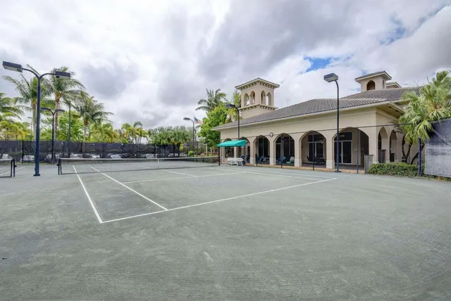 a view of a tennis court