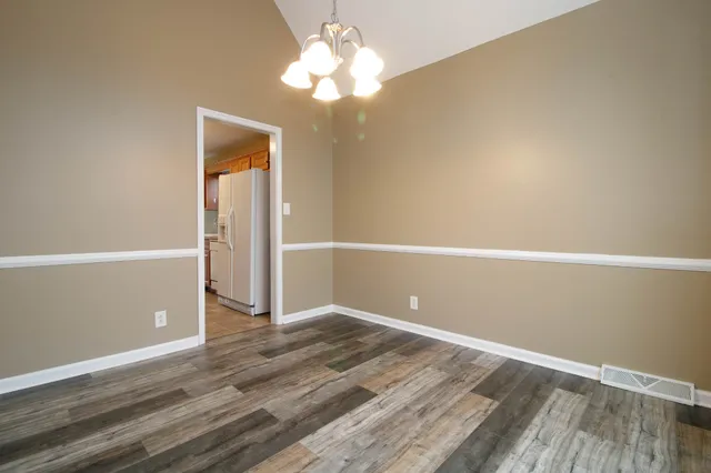 wooden floor in an empty room