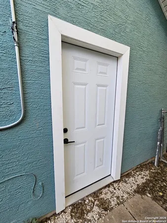 a view of door