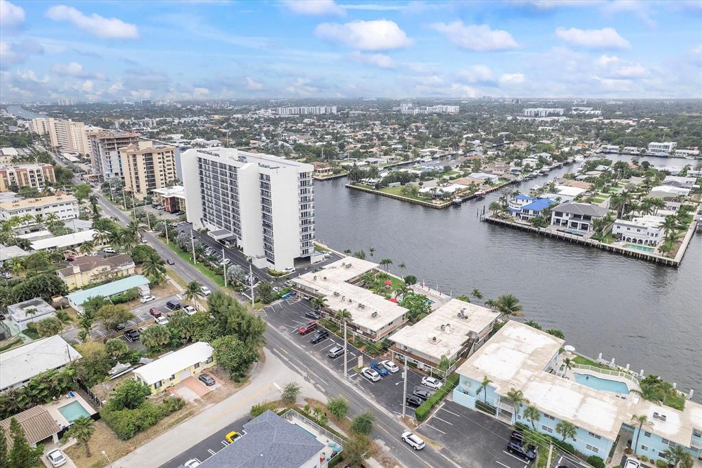 555 North Riverside Drive, Unit 25 Pompano Beach, FL 33062 - Photo 22 of 24 an aerial view of a city with lake view