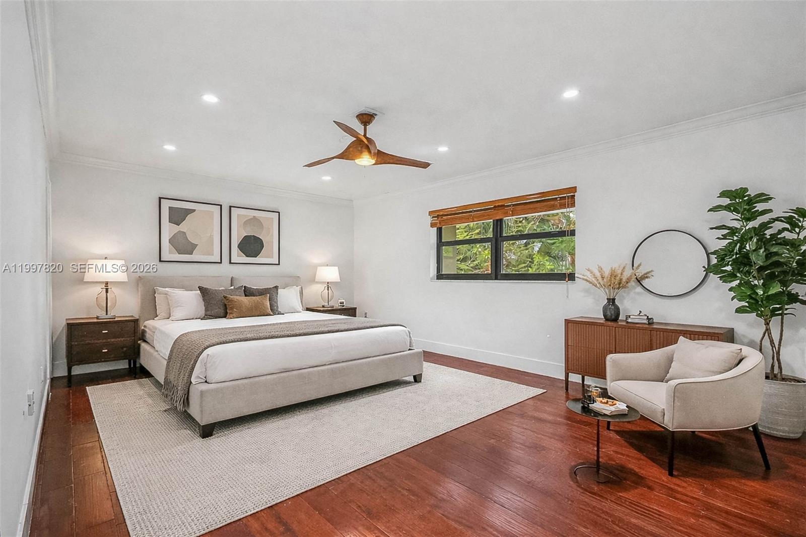 2000 Brickell Avenue, Unit 2004 Miami, FL 33129 - Photo 12 of 23 Primary Bedroom Virtually Staged