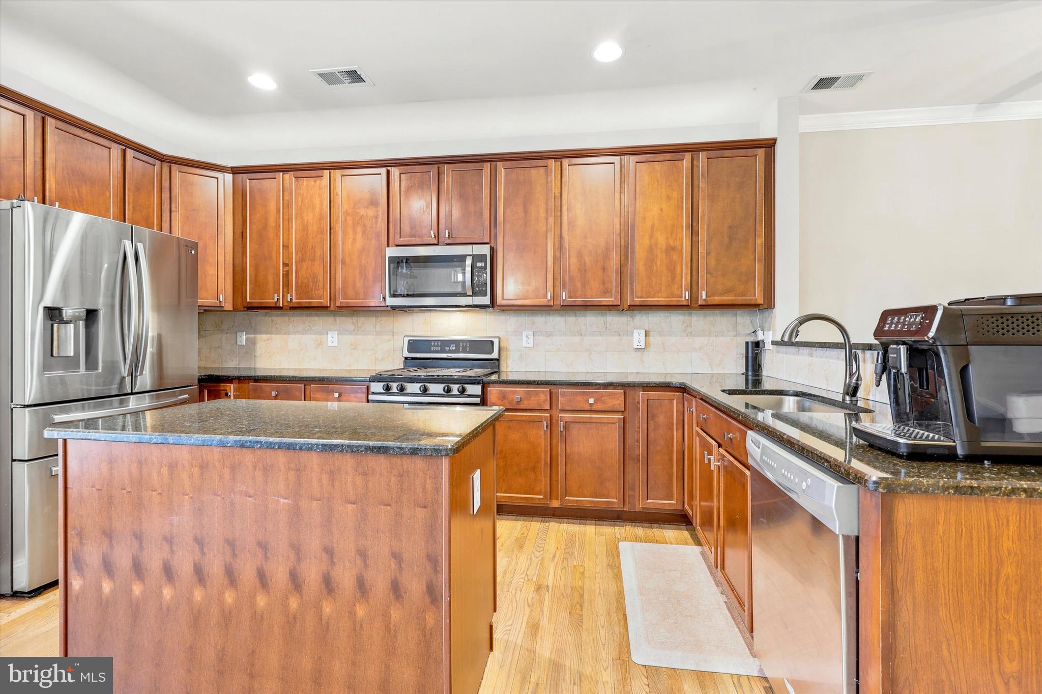 448 Aura Road Glassboro, NJ 08028 - Photo 14 of 33 kitchen with generous storage, recessed lighting