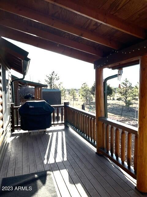 2670 Lodge Loop Overgaard, AZ 85933 - Photo 12 of 20 Back Deck 1
