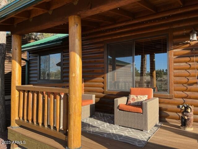 2670 Lodge Loop Overgaard, AZ 85933 - Photo 13 of 20 back deck 2