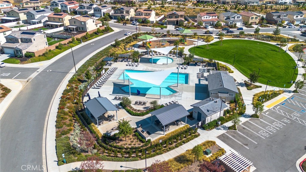 5806 Dragonfly Street Banning, CA 92220 - Photo 38 of 40 an aerial view of a house with a ocean view