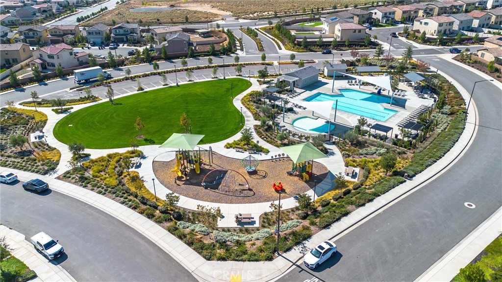 5806 Dragonfly Street Banning, CA 92220 - Photo 39 of 40 a view of a swimming pool in a backyard