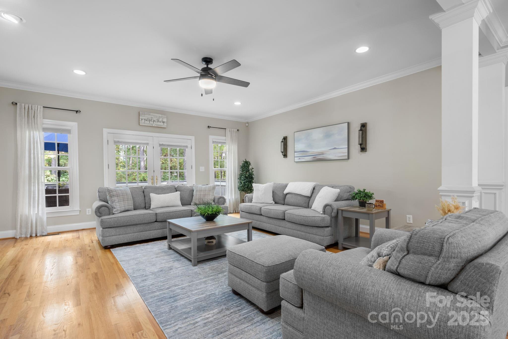 104 Blackhawk Ridge Court Granite Falls, NC 28630 - Photo 6 of 48 a living room with furniture and a large window