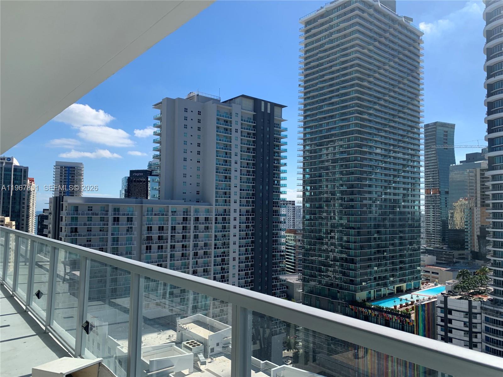 79 Southwest 12th Street, Unit 2703S Miami, FL 33130 - Photo 35 of 61 a view of balcony with city view