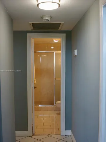 a view of front door