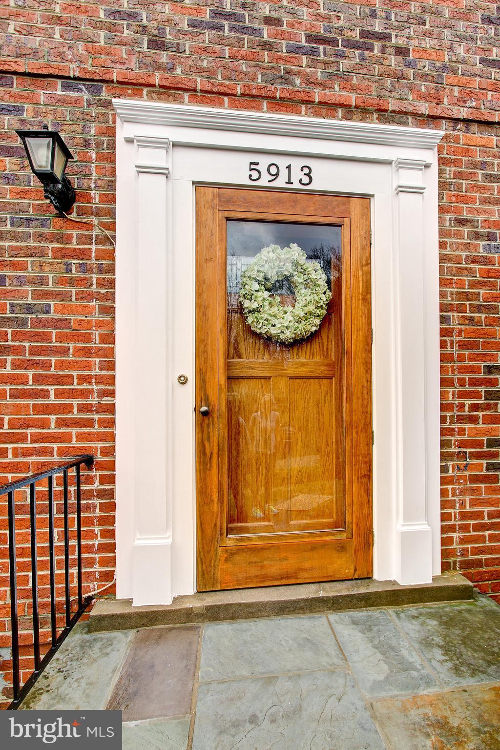 5913 Cranston Road Bethesda, MD 20816 - Photo 4 of 29 FRONT ENTRANCE