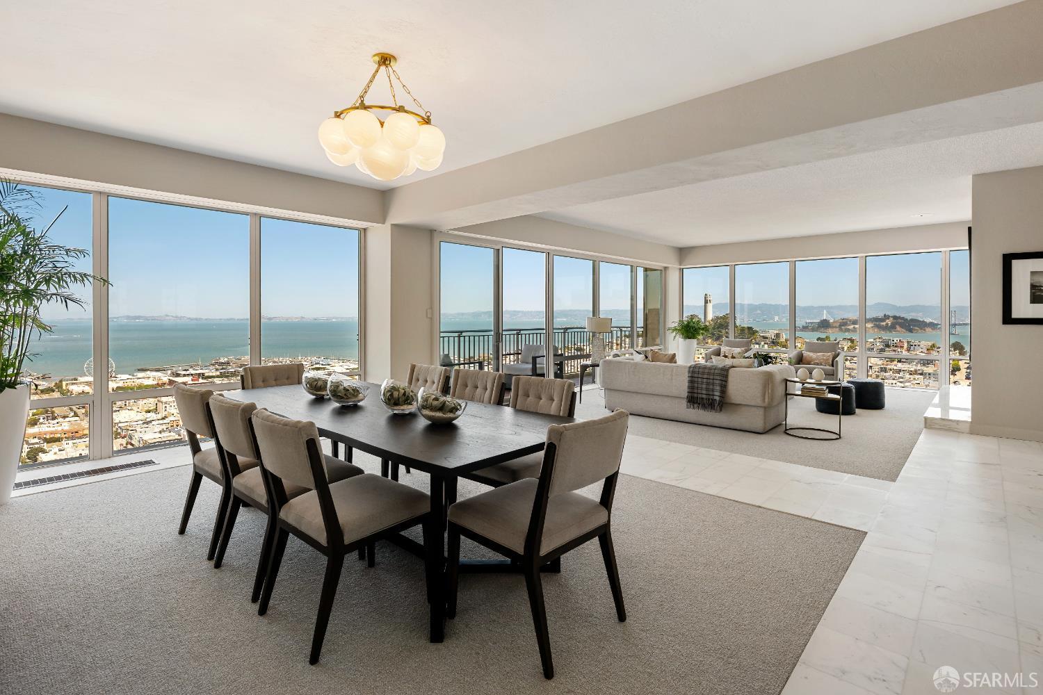 1750 Taylor Street, Unit 1001 San Francisco, CA 94133 - Photo 2 of 43 a view of a dining room and livingroom view