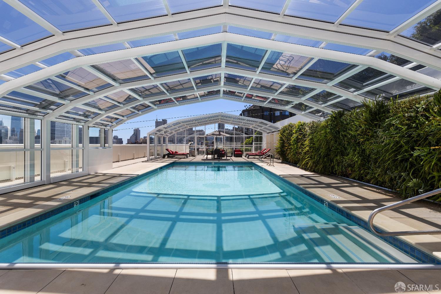 1750 Taylor Street, Unit 1001 San Francisco, CA 94133 - Photo 41 of 43 a view of a swimming pool with a patio