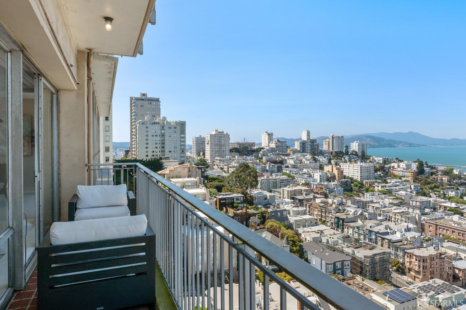 1750 Taylor Street, Unit 1001 San Francisco, CA 94133 - Photo 7 of 43 a view of city from balcony