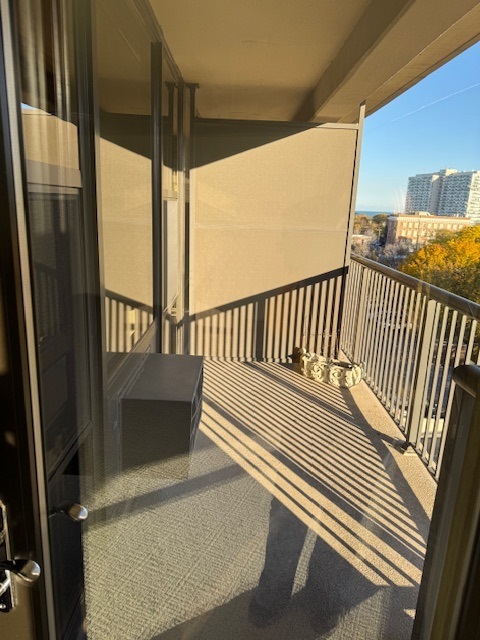 2605 South Indiana Avenue, Unit 708 Chicago, IL 60616 - Photo 22 of 29 a view of balcony with furniture