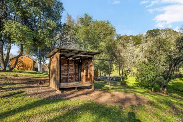 a view of a house with a door