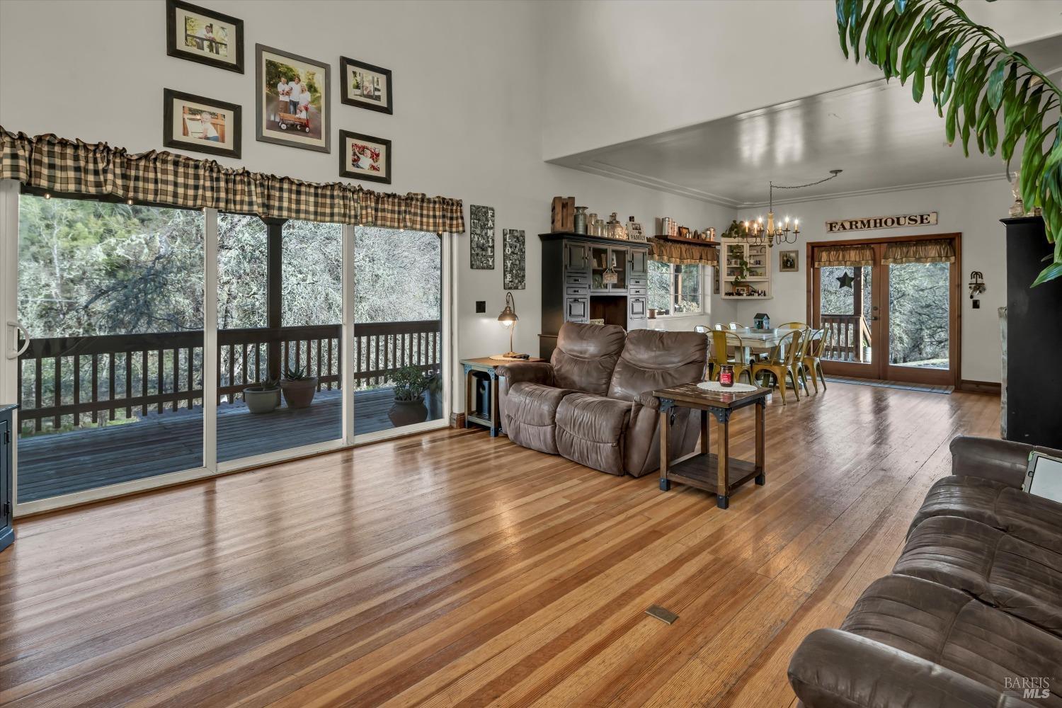 5963 Eickhoff Road Lakeport, CA 95453 - Photo 8 of 51 a living room with furniture and wooden floor