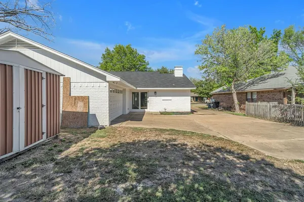 a house with a yard