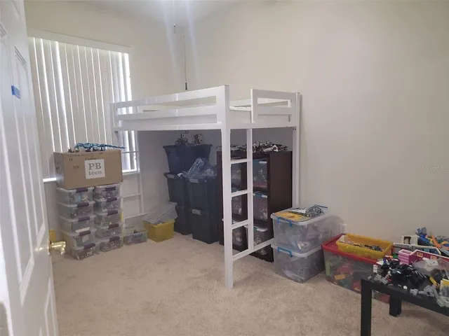 a room with furniture and a fireplace