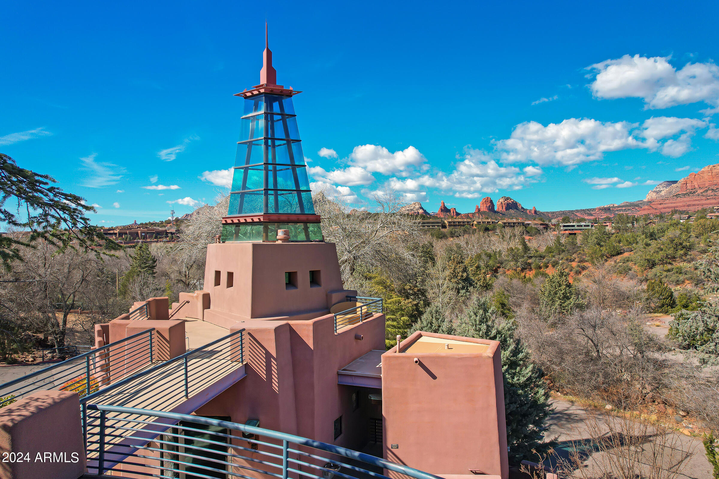 333 Schnebly Hill Road Sedona, AZ 86336 - Photo 6 of 69 a aerial view of a house with a yard