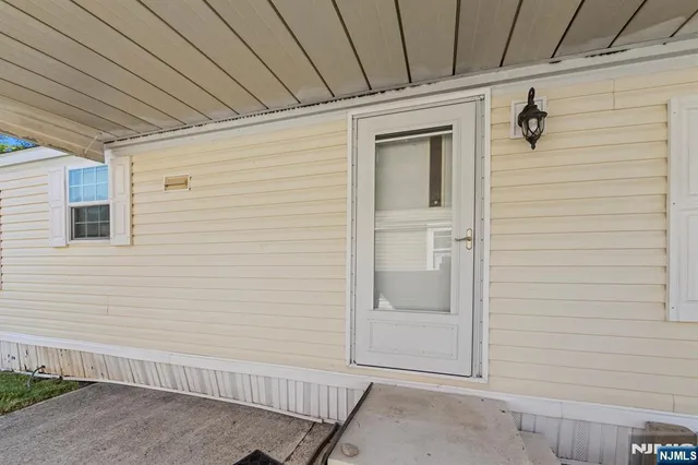 a view of a house with a door