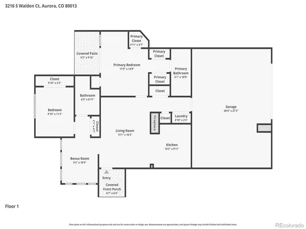 $330,000 | 3216 South Walden Court, Unit L, Aurora, CO 80013