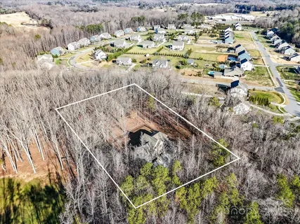 a view of outdoor space and covered by trees