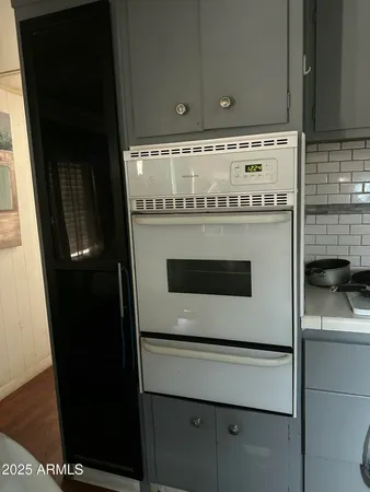 a close view of washer and dryer