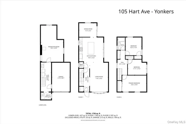 $785,000 | 105 Hart Avenue, Yonkers, NY 10704