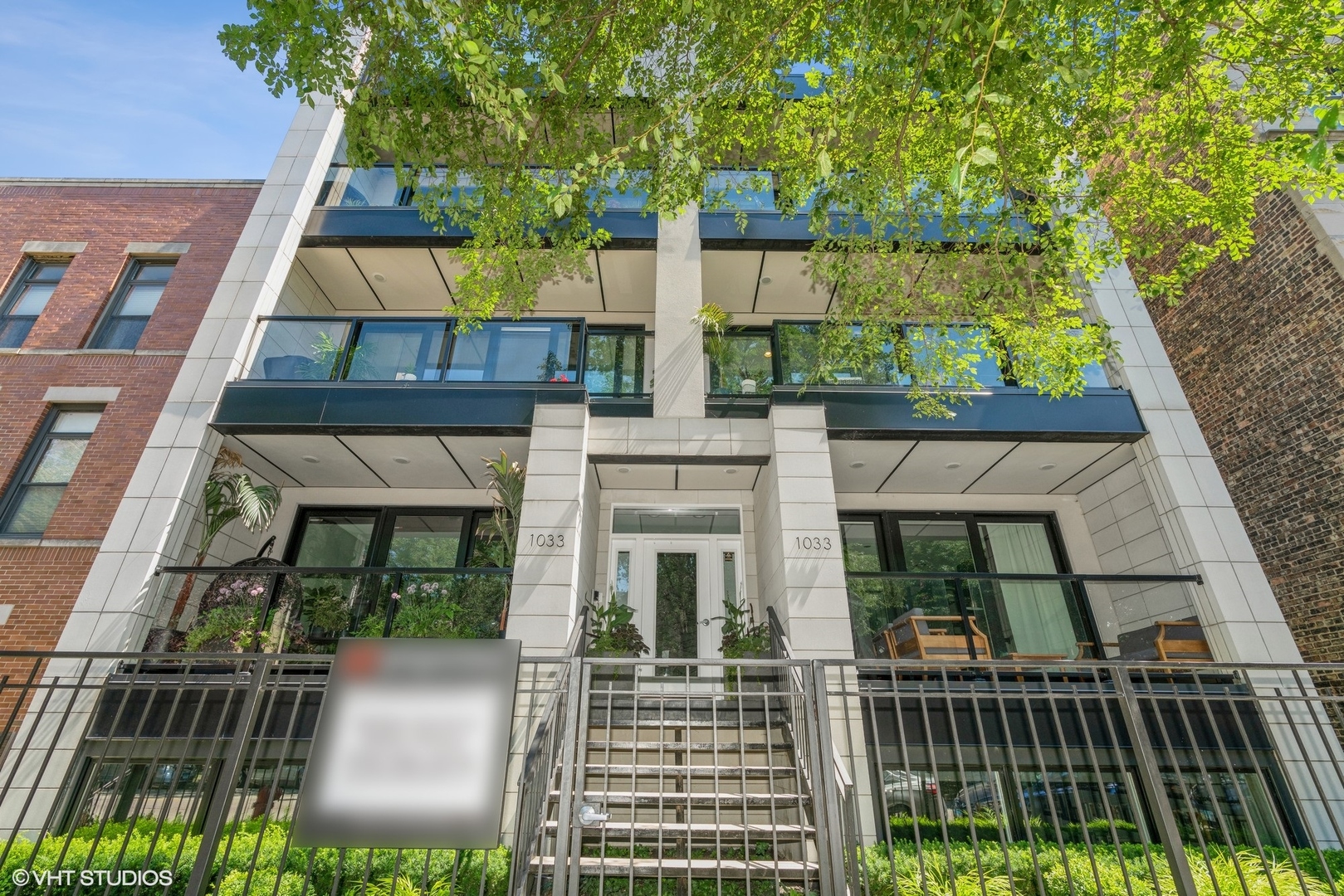 a view of front door of house
