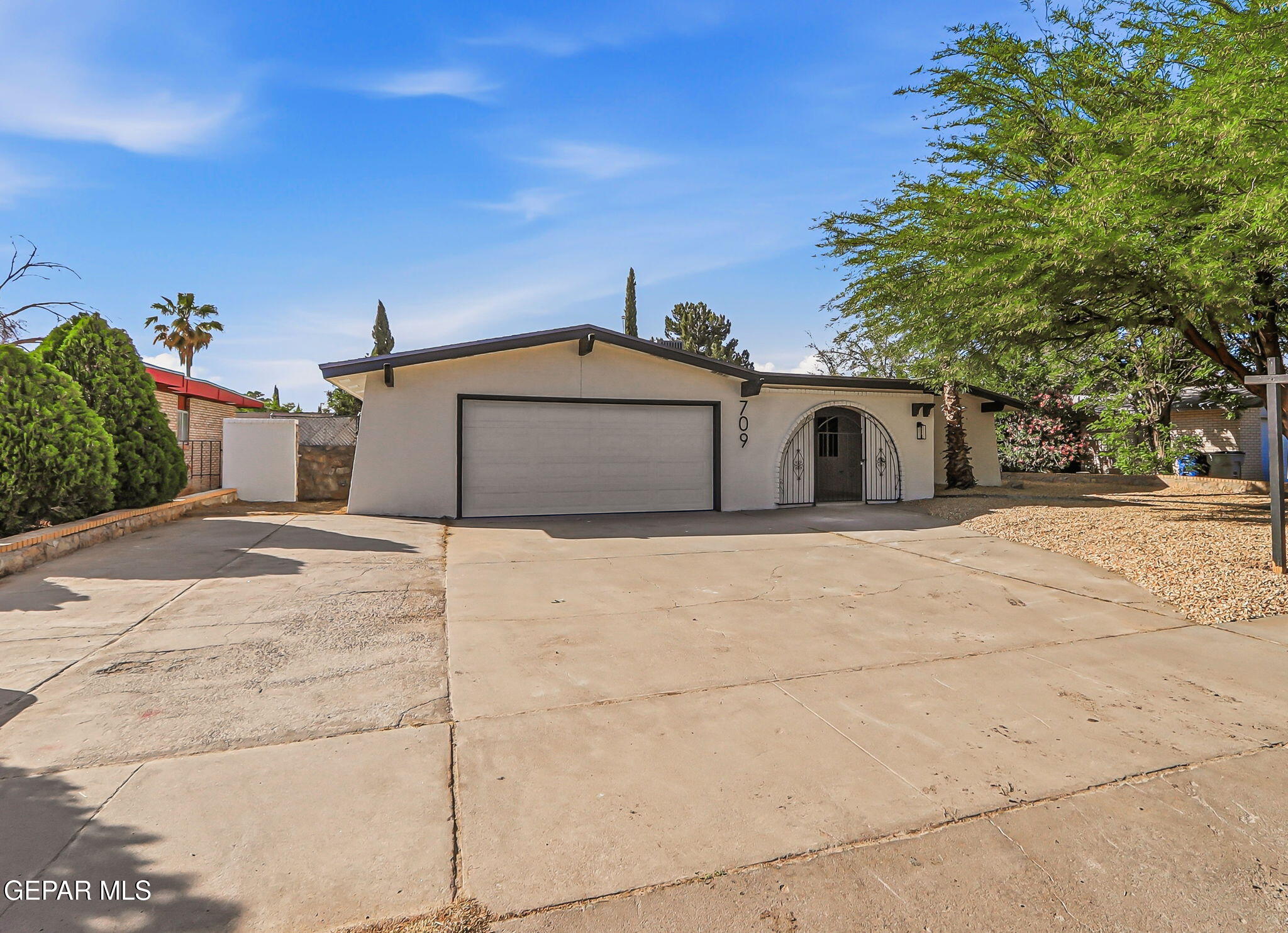 709 Frontera Road El Paso, TX 79922 - Photo 4 of 41 a house view with a outdoor space