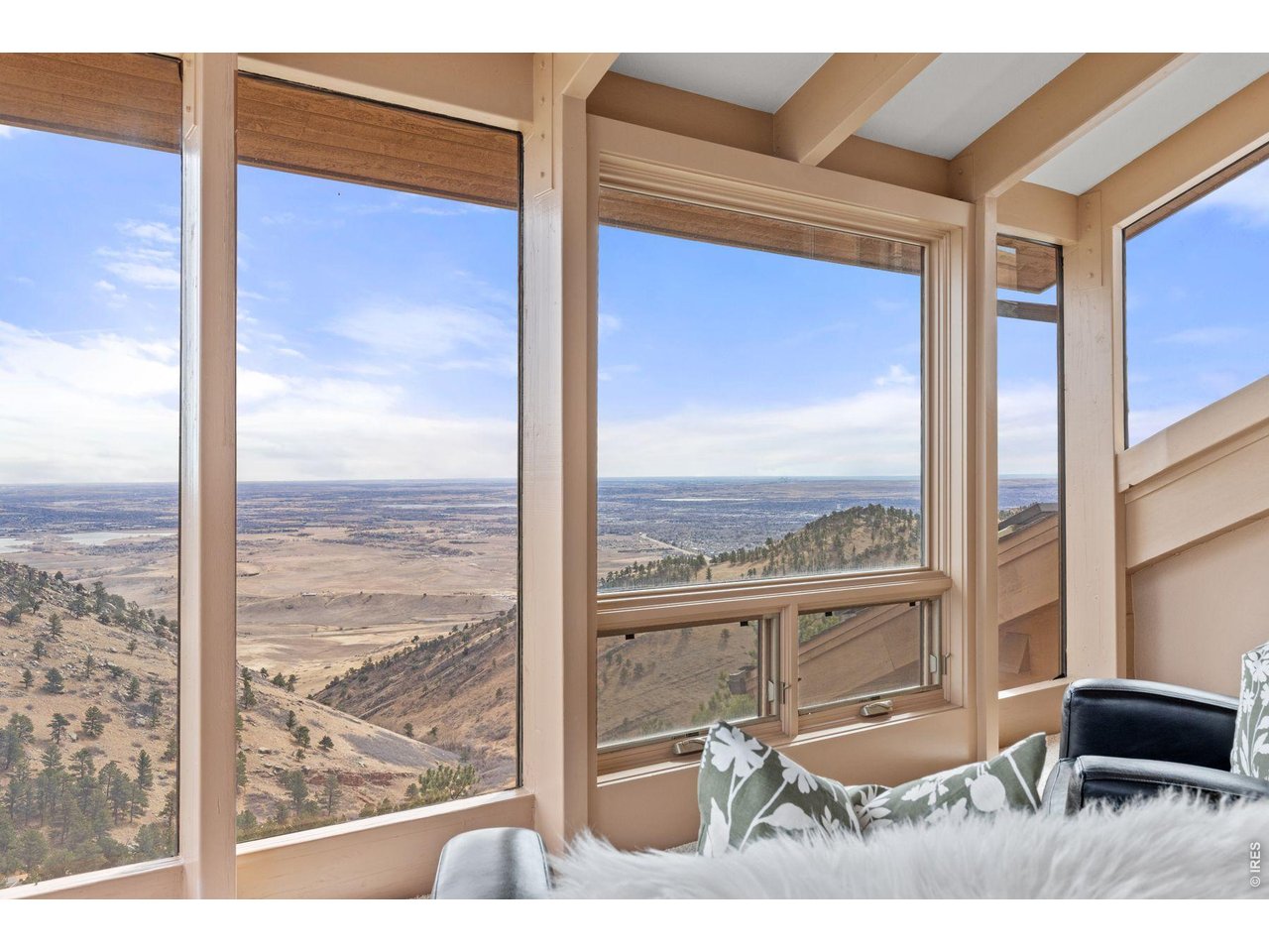 6183 Red Hill Road Boulder, CO 80302 - Photo 22 of 49 a view of a glass door and deck