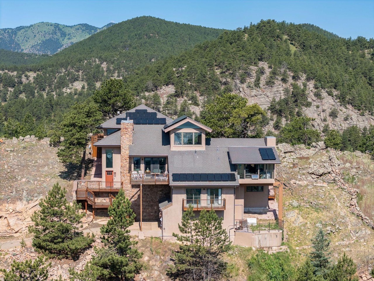 6183 Red Hill Road Boulder, CO 80302 - Photo 47 of 49 an aerial view of a house