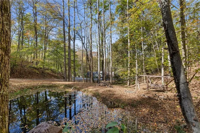 a view of outdoor space with trees