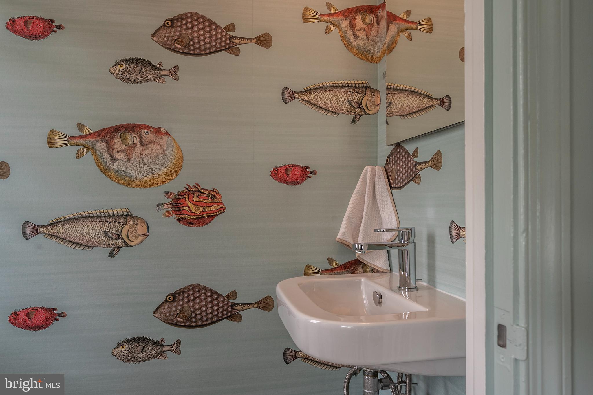 1611 45th Street Northwest Washington, DC 20007 - Photo 18 of 53 Whimsical Guest Room Bath