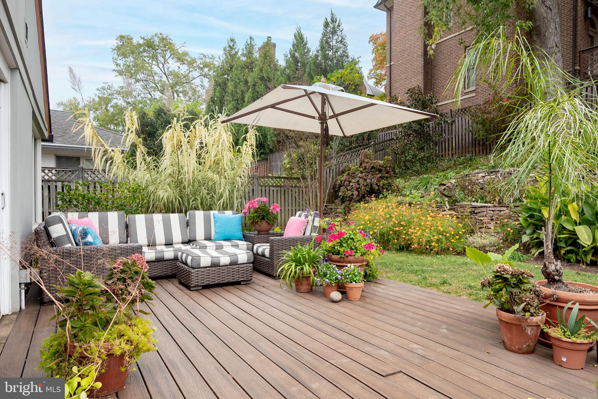 1611 45th Street Northwest Washington, DC 20007 - Photo 21 of 53 Low Maintenance Trex Decking!