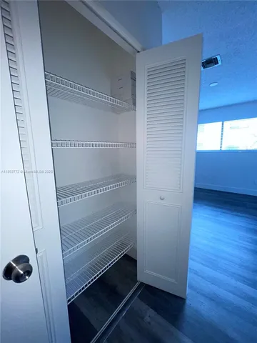 a view of walk in closet