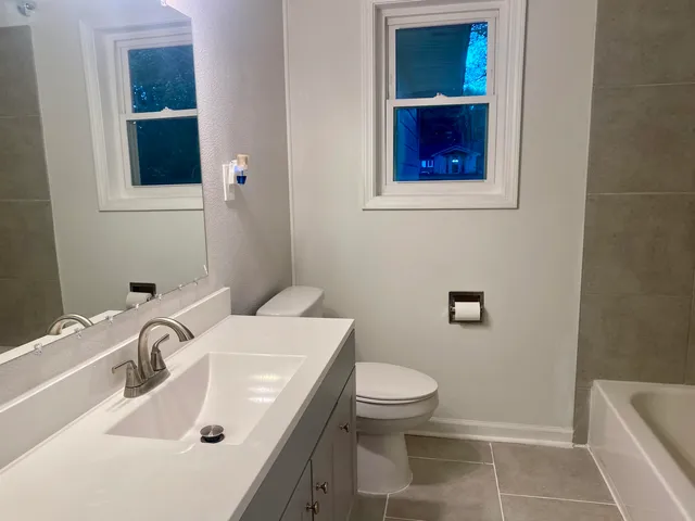 a bathroom with a sink and a toilet