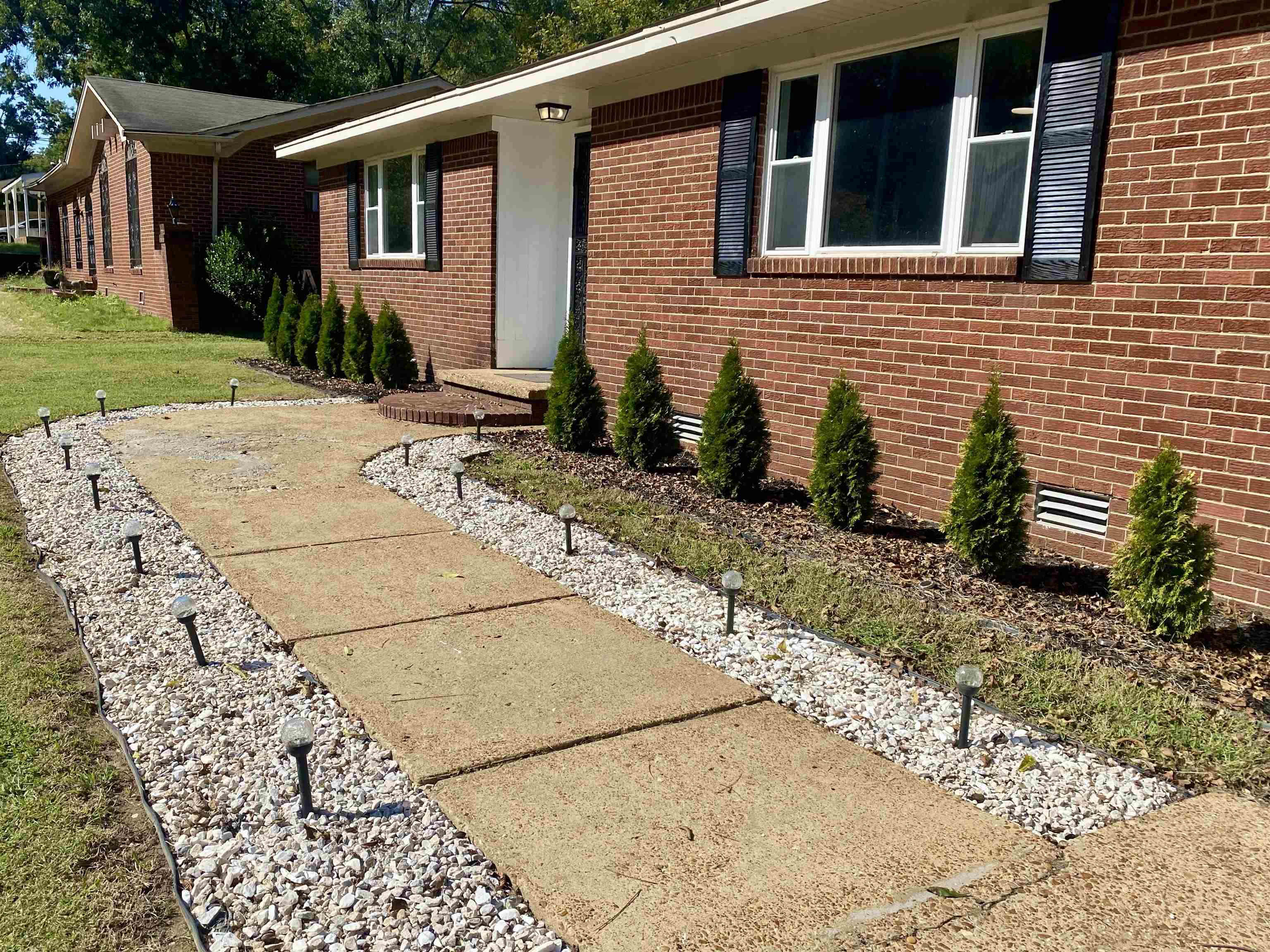502 James Avenue Covington, TN 38019 - Photo 3 of 40 a view of a backyard with plants and large tree