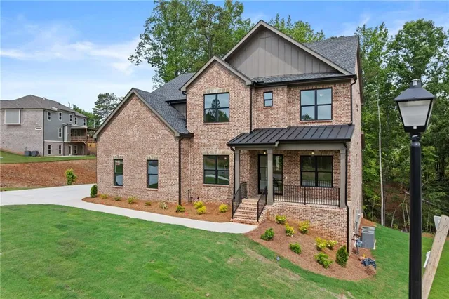 a view of outdoor space yard and porch