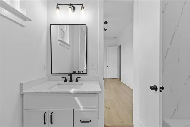 wooden floor in an empty room