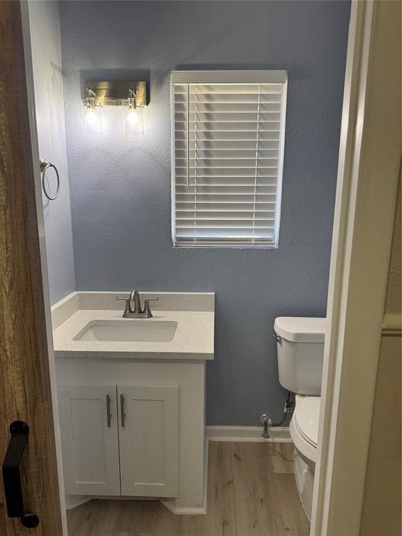 711 Farmington Road Howe, TX 75459 - Photo 19 of 21 a bathroom with a sink a toilet and a mirror