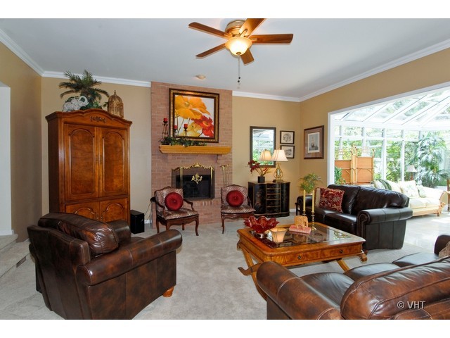 3530 Monarch Circle Naperville, IL 60564 - Photo 6 of 19 a living room with furniture and a flat screen tv