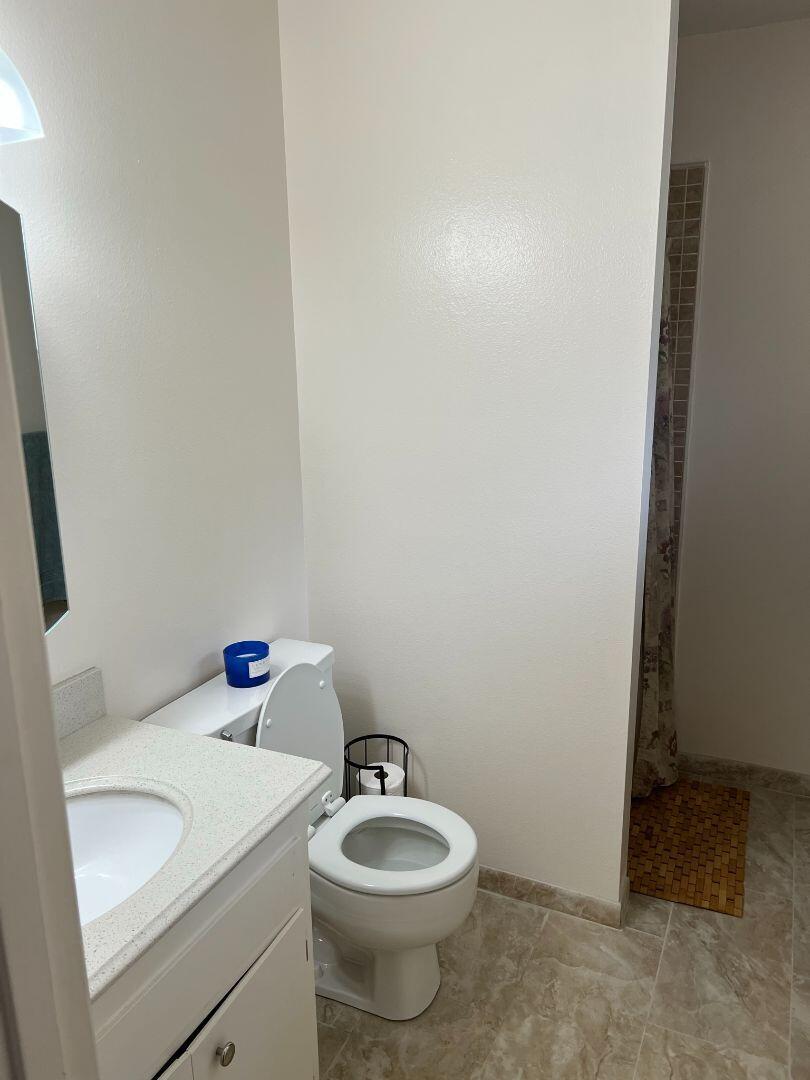 9733 Hidden Lane Palo Cedro, CA 96073 - Photo 27 of 63 a bathroom with a sink and a toilet