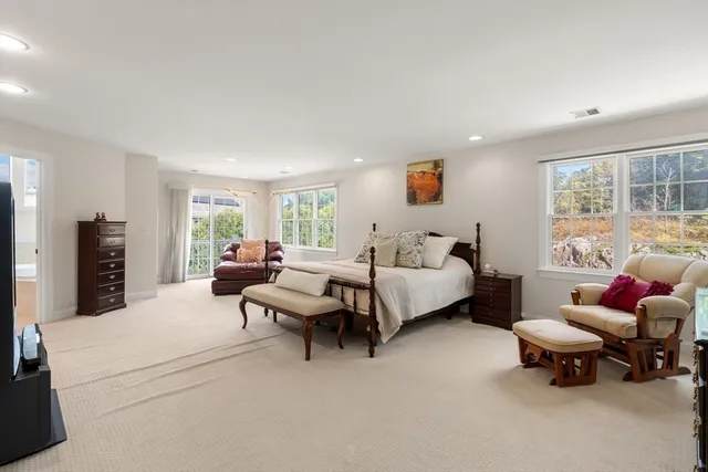 a bedroom with furniture and a couch