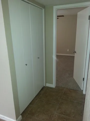 a view of an empty room